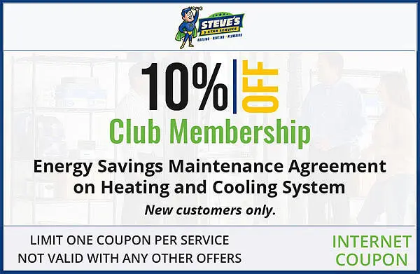 10% Off Steve's Service Club Membership Coupon