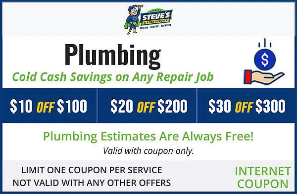 Save Up to $30 Off Plumbing Repairs