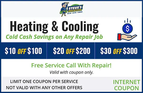 Heating & Cooling Discount Up to $30 Off & Free Service Call with Repair